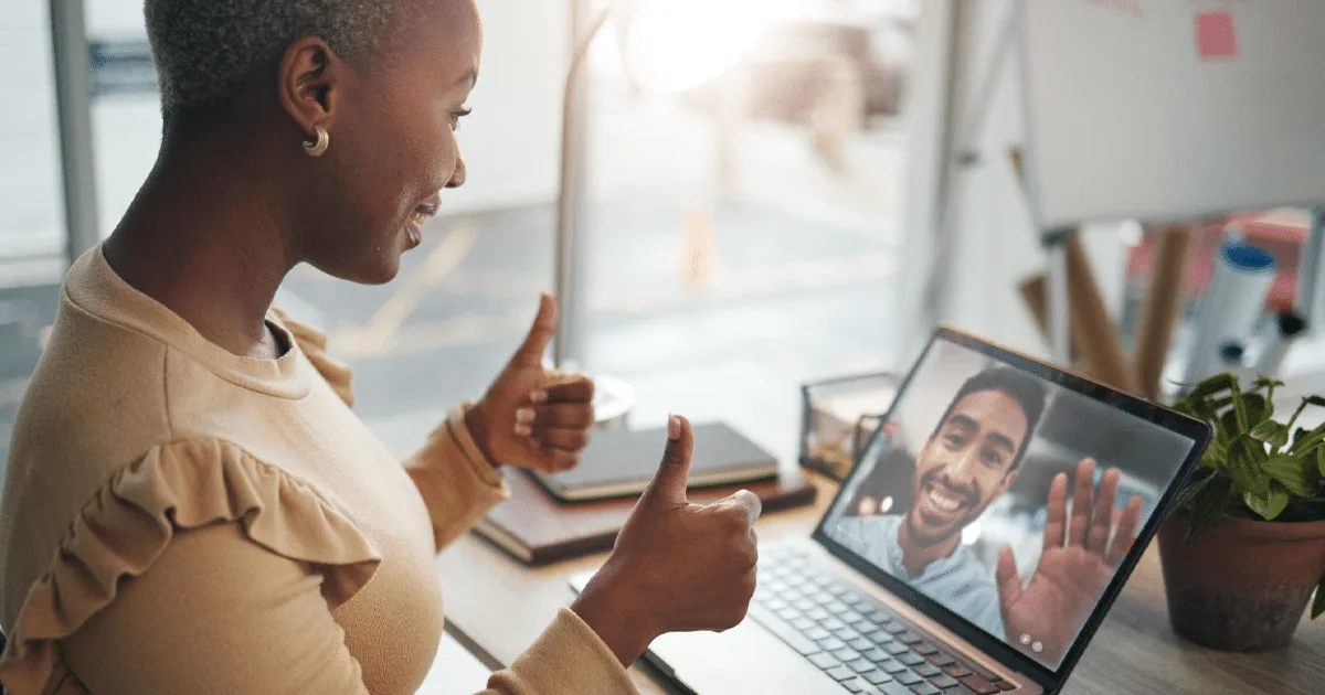 Business owner asking for feedback from their virtual assistant to improve collaboration