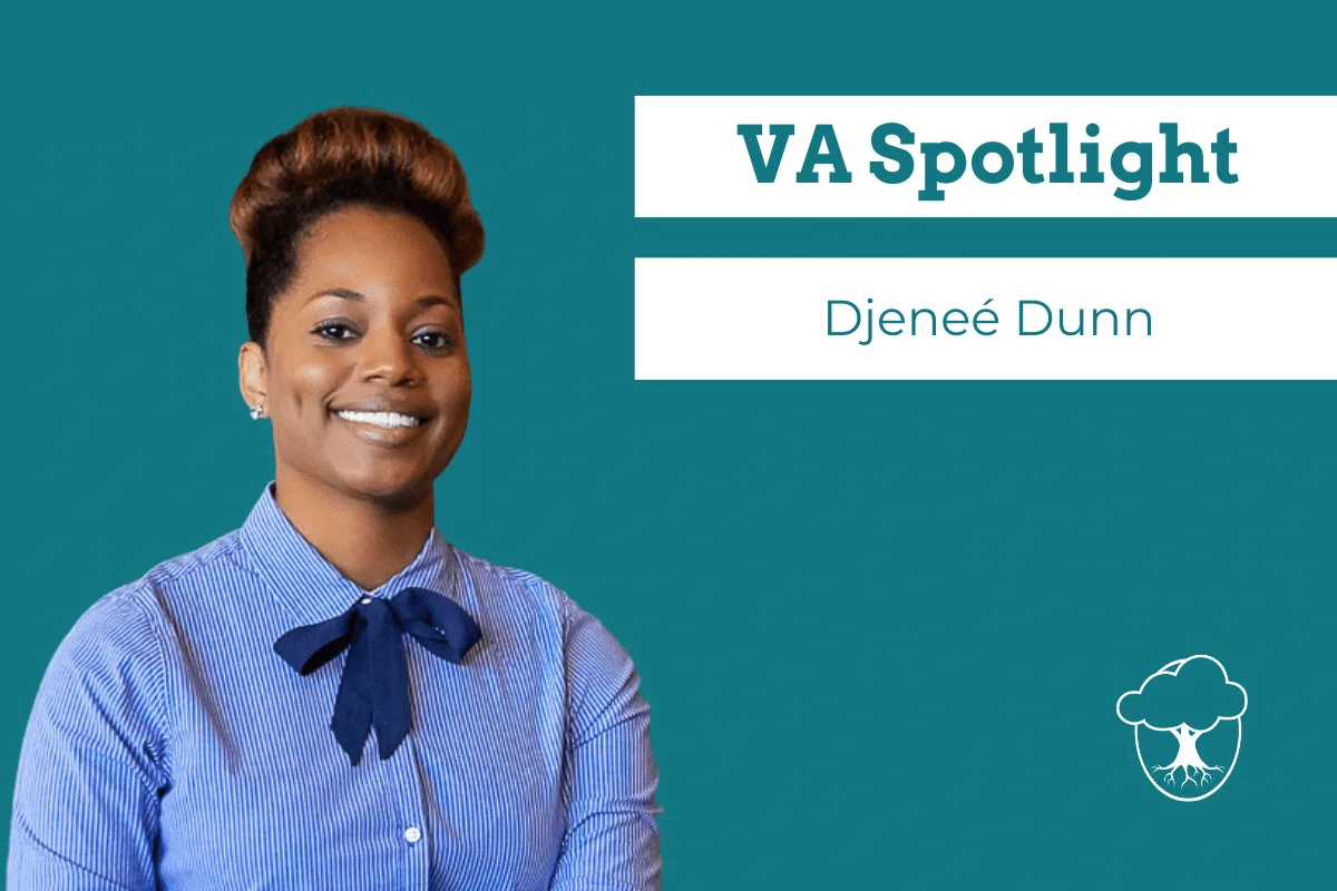 Djenee Dunn, Trusty Oak virtual assistant specializing in graphic design and executive support