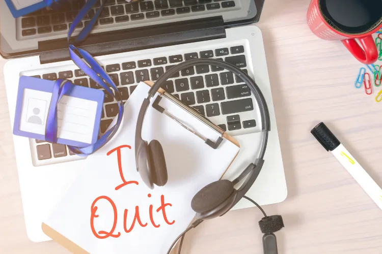 Virtual assistant recruiter reviewing applications during the Great Resignation era