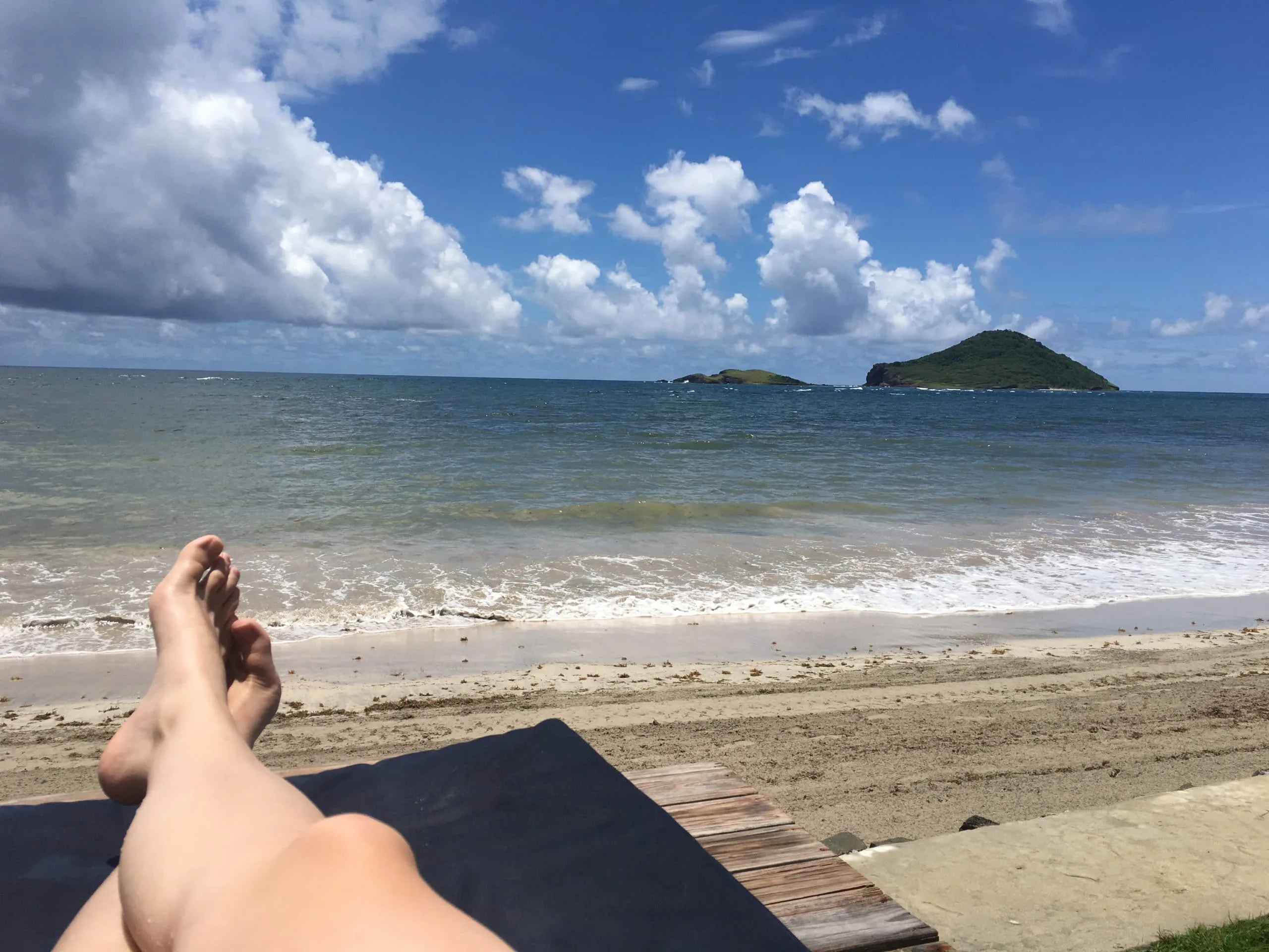 Tropical beach destination in St. Lucia inspiring entrepreneurs to take vacations