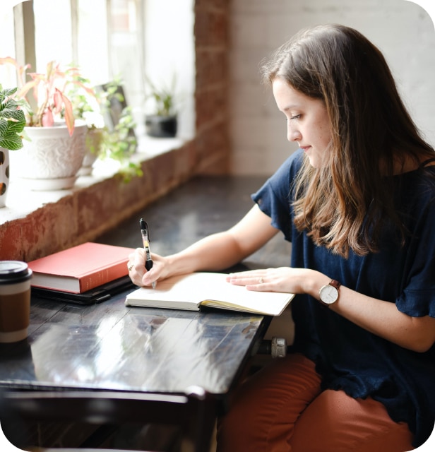 Professional managing administrative tasks efficiently