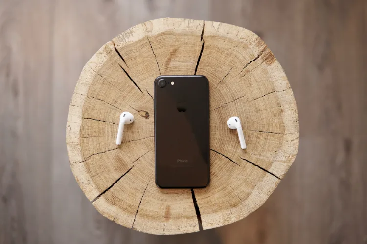 iPhone displaying productivity apps for task management, fitness tracking, and organization