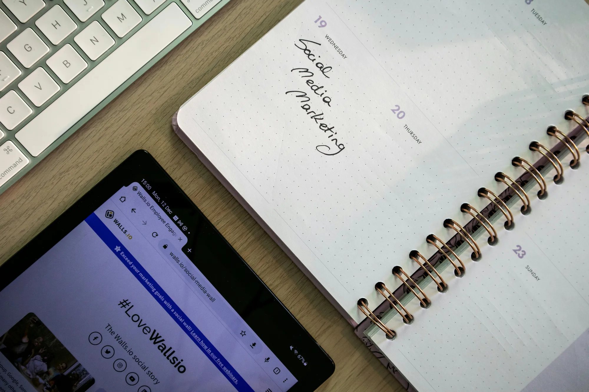 Social Media Calendar Service